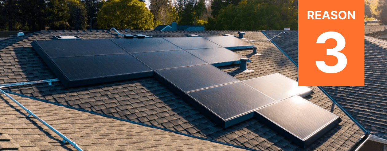 A properly ventilated solar array ensures equipment doesn't overheat