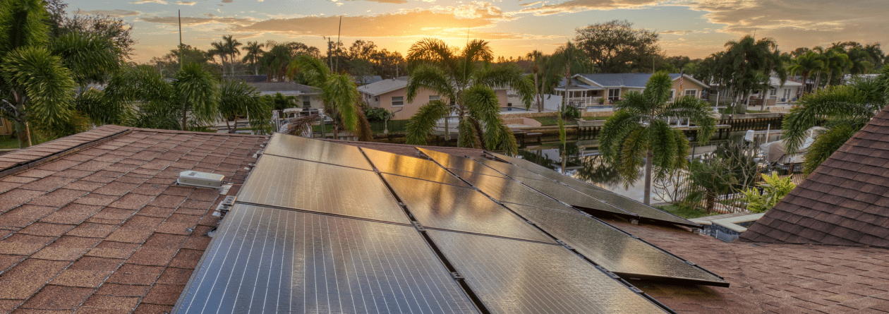 Home with rooftop solar in California, where net billing is now the norm