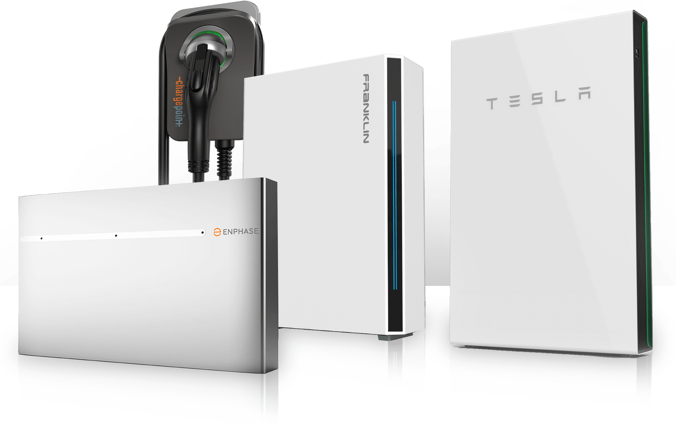 three types of Tesla batteries